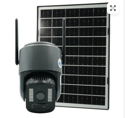 Cameră Supraveghere Solară INNOVA TS1-4G +Card 32GB, 6MP, PTZ 355°, Night Vision Color, Audio Bidirecțional, Alarmă, O-Kam Pro