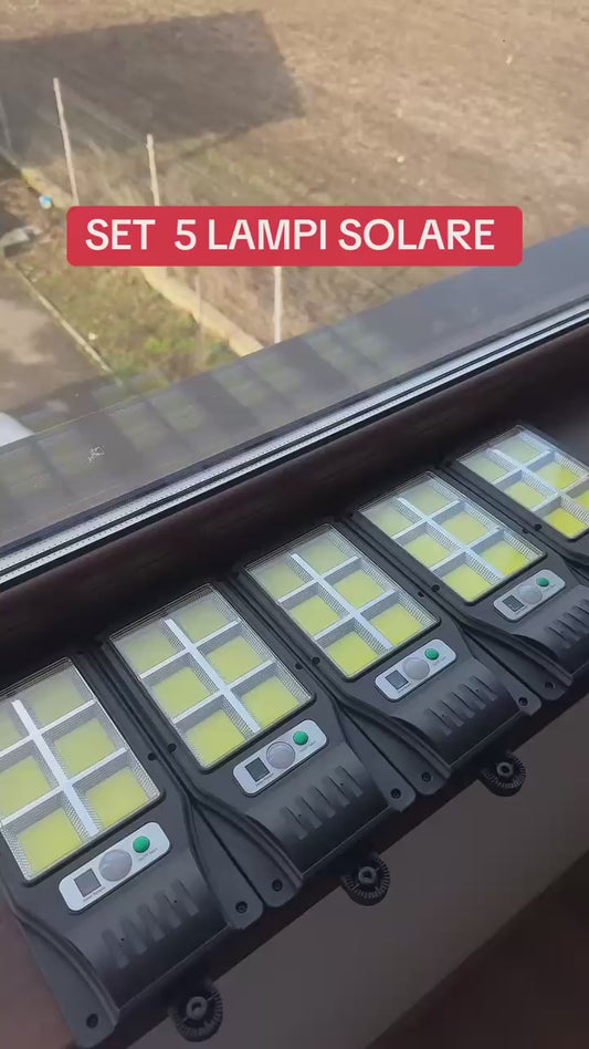 Set 5 x Proiector LED Solar jortan cu Senzor de Mișcare